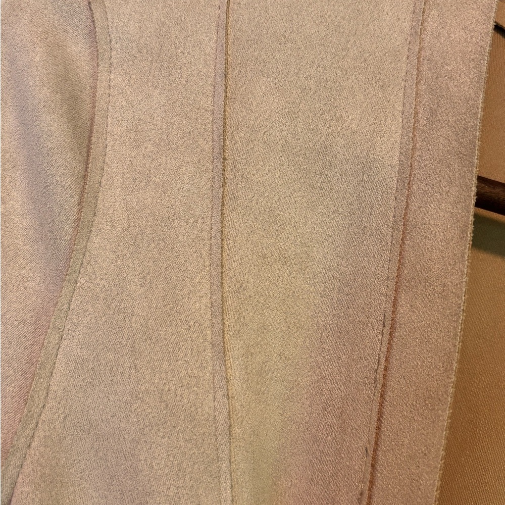 ZARA Beige Faux Suede Blazer with Belted Waist – Size M 🧥✨ - Picture 11 of 14